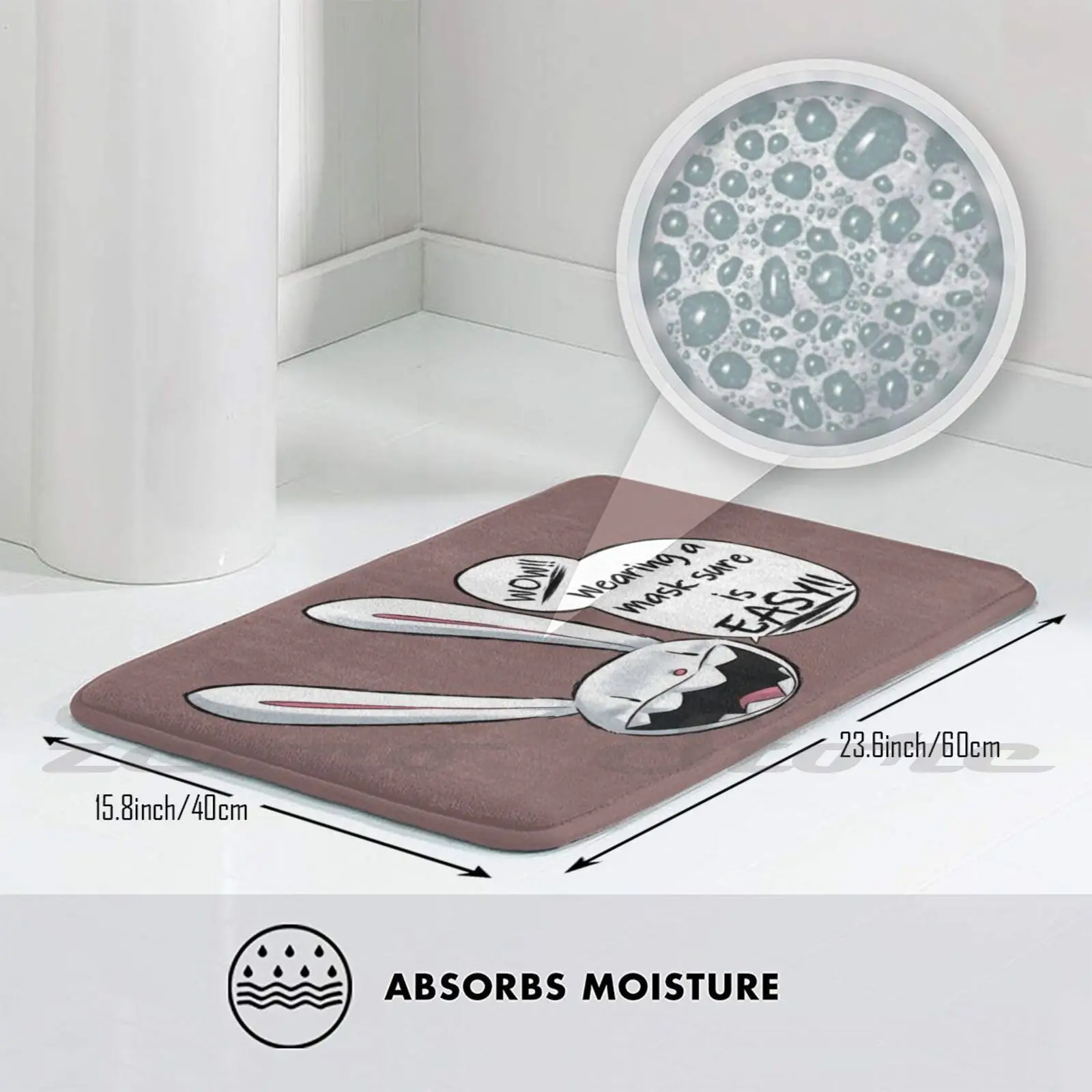 Маски легко впитывающие воду Нескользящие дверные коврики Sam и Max полиция