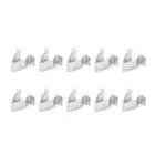 10 шт. багажника подкладка металлической отделкой Панель клипы Металл внутренняя отделка клипы 16 мм Металлические Пружинные зажимы для Volkswagen Audi 4A0867276A