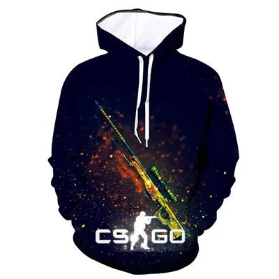 ZLC-DL-CS02 19 осень новая мужская Толстовка забавная игра CS GO 3D печать Толстовка Мужская Уличная толстовка мужская и женская хип-хоп пуловер большой размер Одежда - Цвет: ZLC-DL-CS02