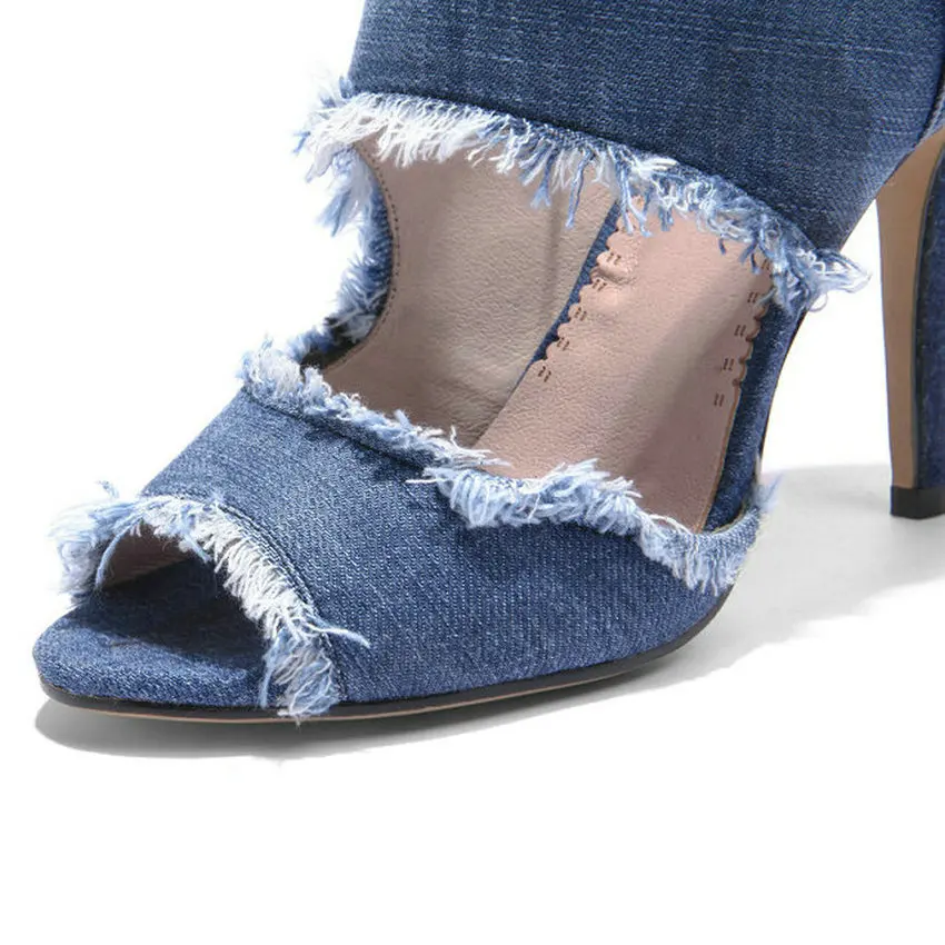 Женские туфли на молнии QUTAA розовые туфли-лодочки с открытым носком тонком