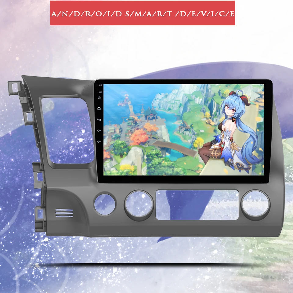 Восьмиядерный 10 1 &quotAndroid 0 автомобильный головный блок для Honda Civic 2006 2011 GPS Радио RDS