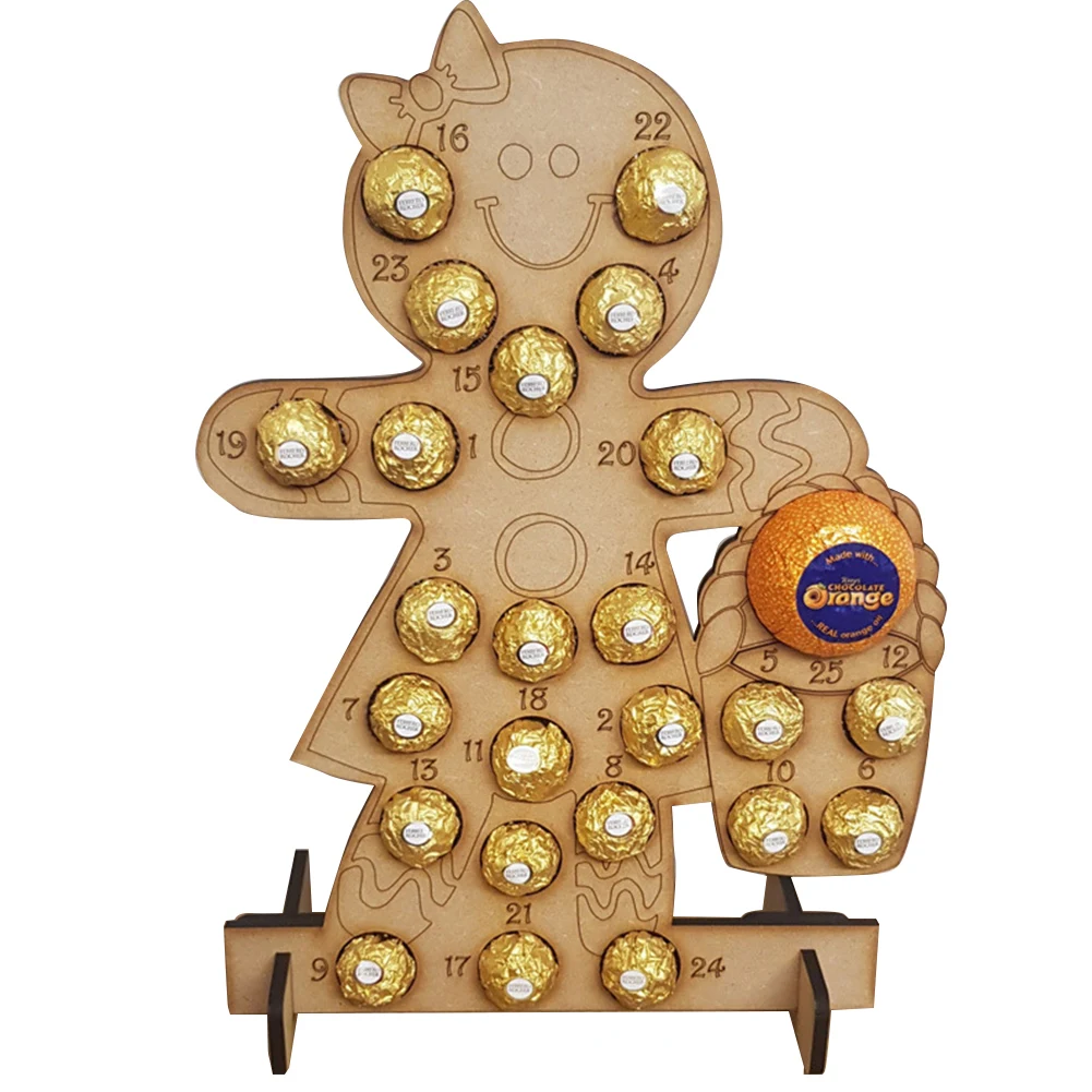 1 шт. праздничные и рождественские украшения с календарем обратным отсчетом для