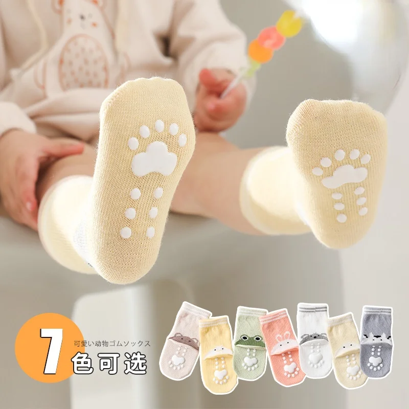 

1PCS 2021 Autumn and Winter New Non-slip Baby Cotton Newborn Socks Cute Baby Boy Animal Children's Tube Socks Toddler Socks Girl