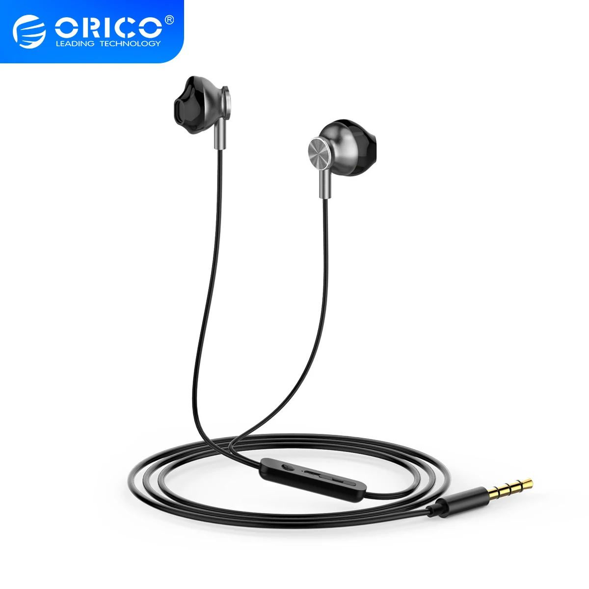 

Наушники-вкладыши ORICO со встроенным микрофоном, 3,5 мм