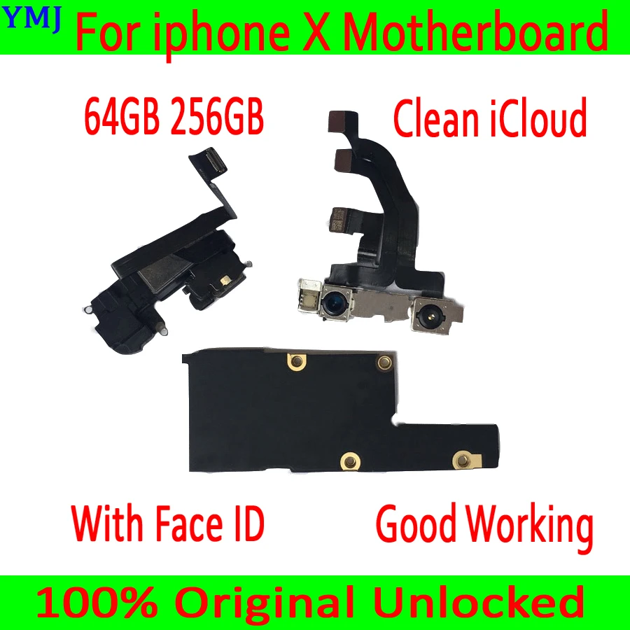 С распознаванием лица материнская плата для iPhone X оригинальная разблокировка 64