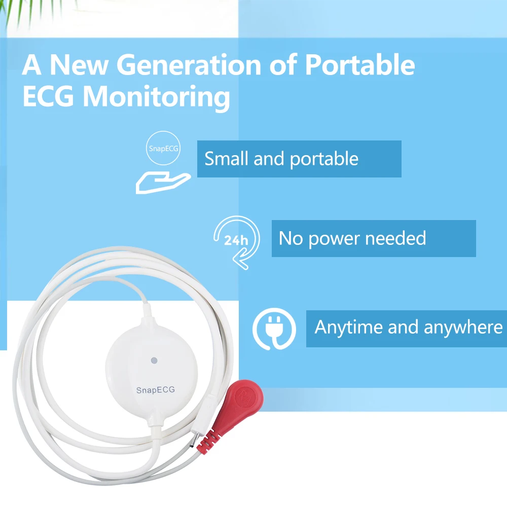 Portable ECG Monitor for Android Wireless EKG Monitoring Devices to Track Heart Rate & Rhythm Performance | Красота и здоровье