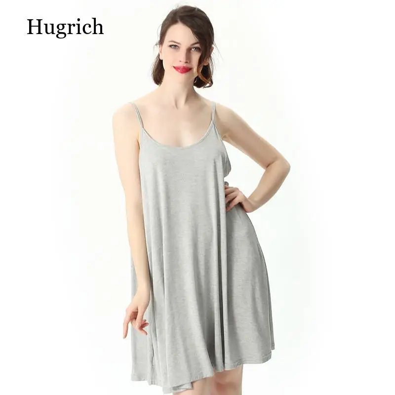 

Large Size 6XL 7XL 8XL Lady Nightgown Sleeveless Sexy Nightdress Bamboo Fiber Sleepwear Casual Loose Spaghetti Strap Nightwear