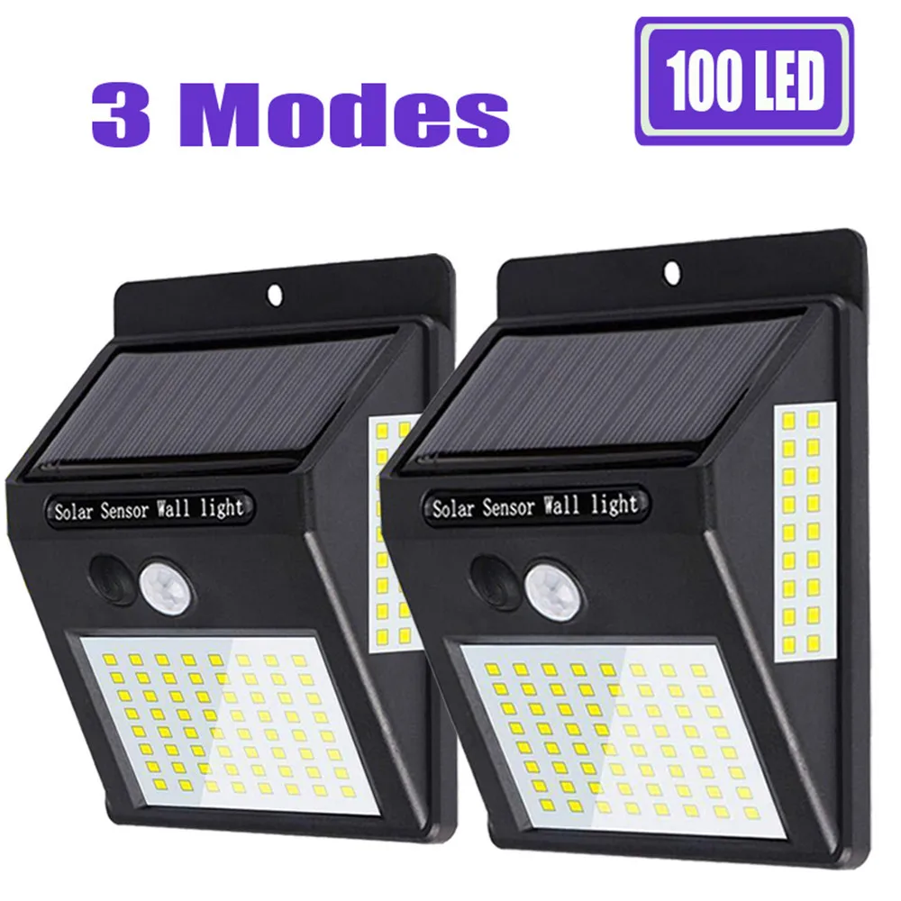 

1-4pcs luz Solar Light 3 side scope Outdoor Solar Lamp PIR Motion Sensor Wall Light Waterproof Solar Powered Sunlight for Garden