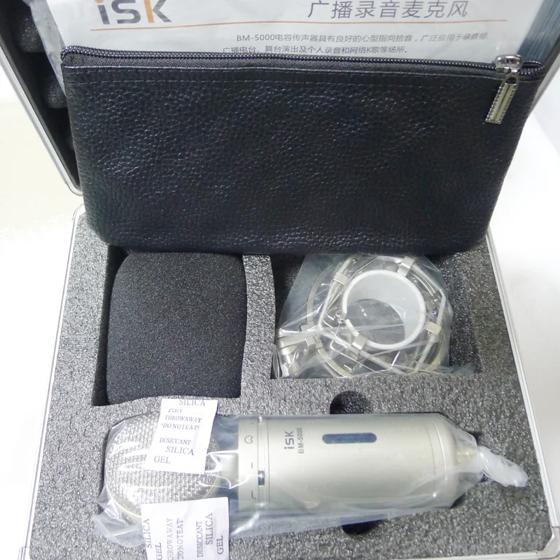 Оригинальный вертикальный профессиональный конденсаторный микрофон ISK для