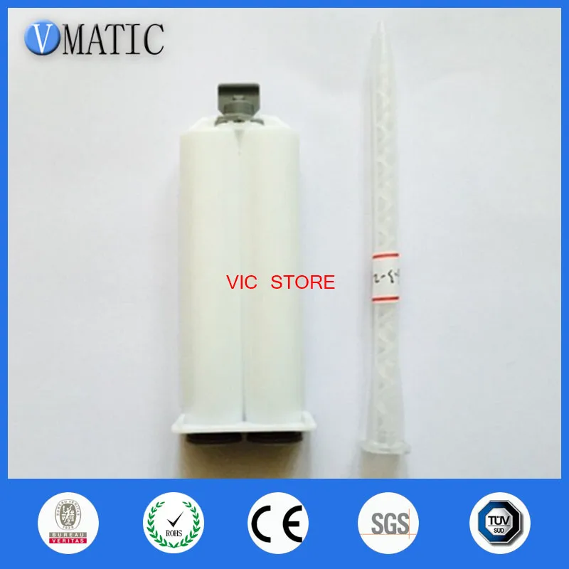 

Free Shipping Quality Two Component Cartridge 50ml/cc 1:1 And Ma Static Mixer 6.3-21S For Dispensing Caulking Gun