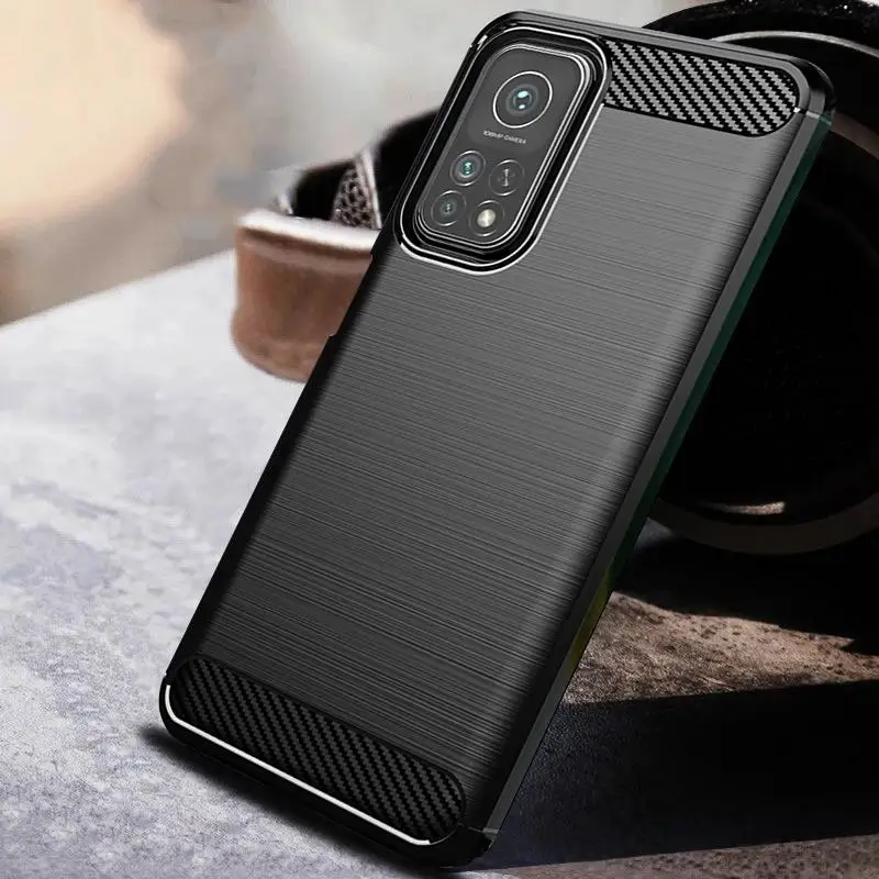 Чехол из углеродного волокна для Xiaomi Mi 11 Poco M3 M2 10T Lite Redmi K40 Pro Note 9T 9S 9 Max 9A 9C
