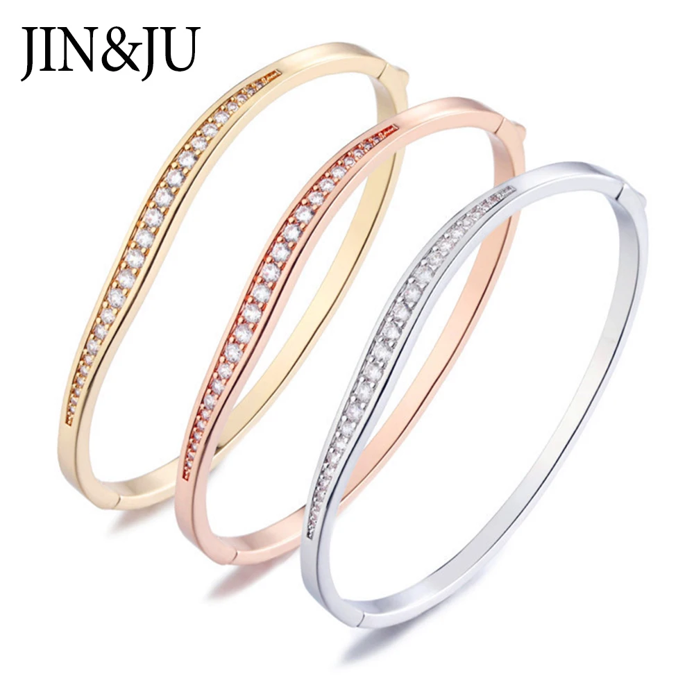 

JIN&JU Bracelet For Women Bijoux Femme Jewelry Pulseras Mujer браслеты на Pуку Armbanden Voor Vrouwen Friend Bangles бижутерия