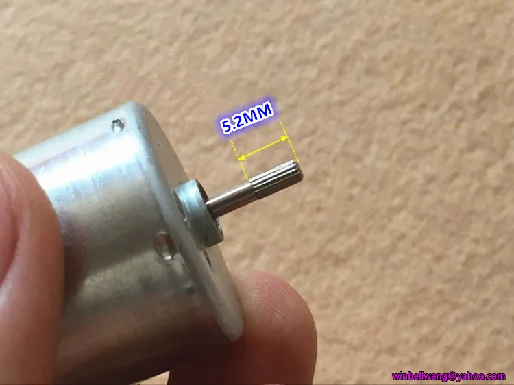 Абсолютно 370 микро двигатель постоянного тока RF-370CA 24*31 мм в диаметре, с сопротивлением 8V 7000 об/мин тихий мотор металлической щетки