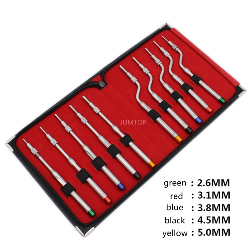 

5 Pcs/Set Dental Implant Osteotome Instruments Sinus Lift Curved And Straight Dentist Tools Dentistry Technician Surgical