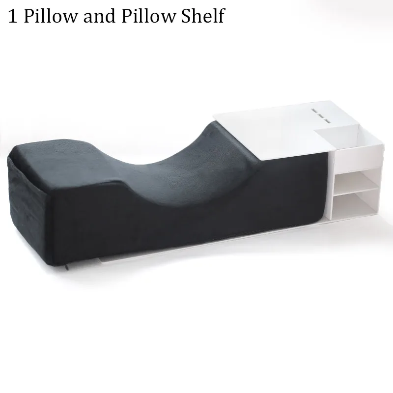 1Pillow and Shelf Фланелевые подушки для наращивания ресниц, салонная Подушка "ресницы", инструмент для макияжа, привитые ресницы для салонов красоты, подголовник, поддержка шеи - Цвет: 1Pillow and Shelf