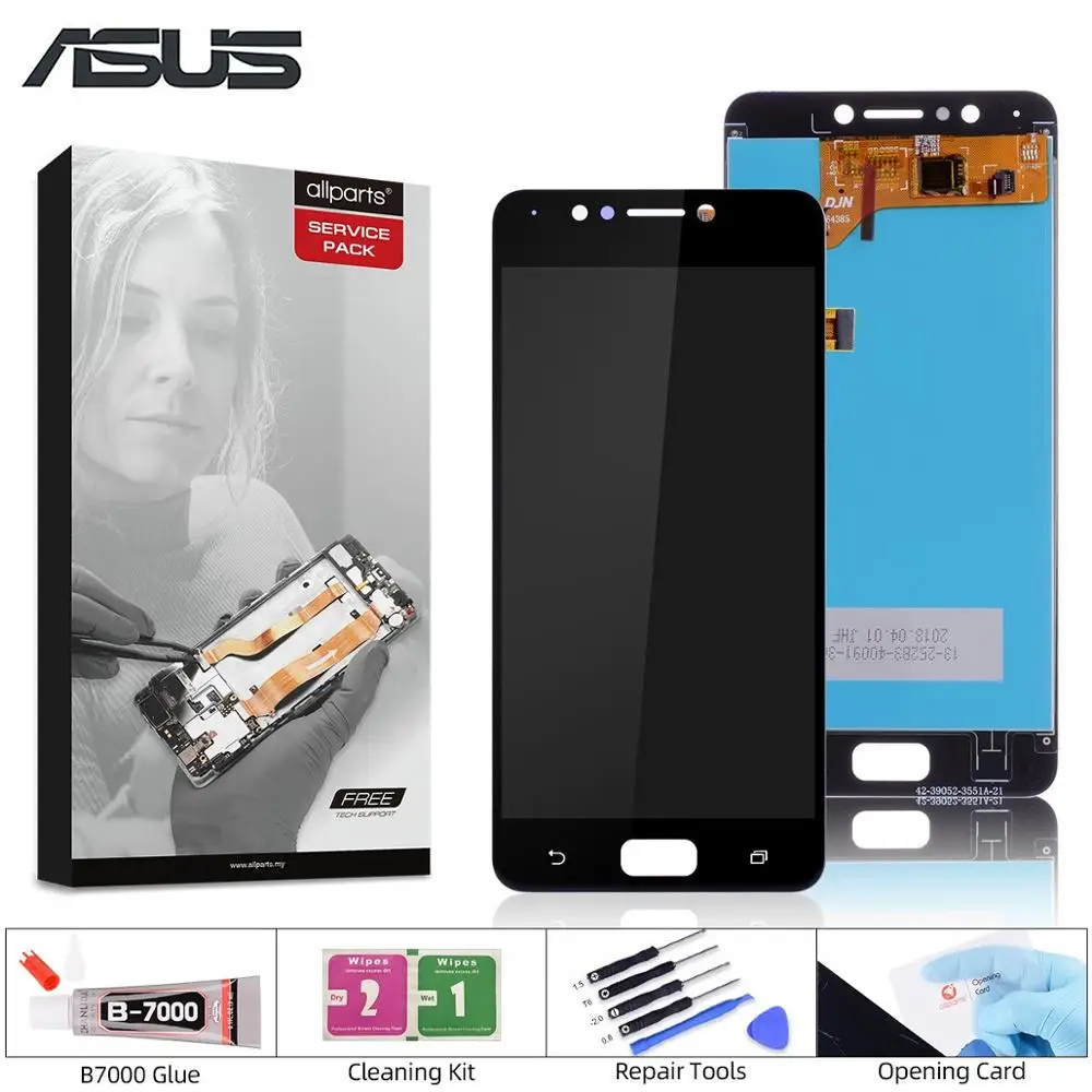 5.2'' Дисплей для Asus Zenfone 4 Max ZC520KL в сборе с тачскрином на рамке черный белый