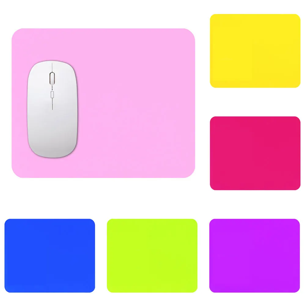 

Fashion Solid Color Anti-Slip Mouse Mat Mousepad Laptop Computer Gaming Mouse Pad Wireless Accessories