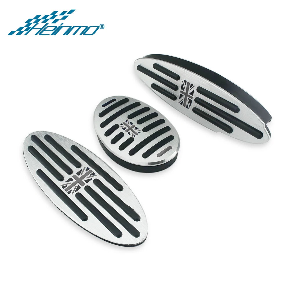3PCS Grey Jack Аксессуары для MINI Cooper Countryman F60 R60 Clubman F54 R55 S One R50 R53 R61 F55 F56 наклейка на педаль для ног MINI R56 - Название цвета: 3PCS Grey Jack
