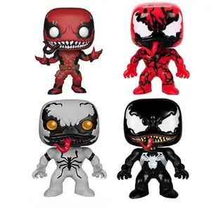 amine marvel anti venom carnage venompool action figure bobble head collectible model toys free global shipping