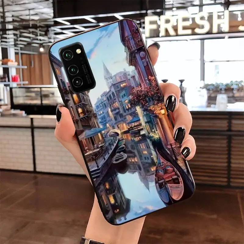 YJZFDYRM всемирно известные интересные места черный чехол для сотового телефона Samsung