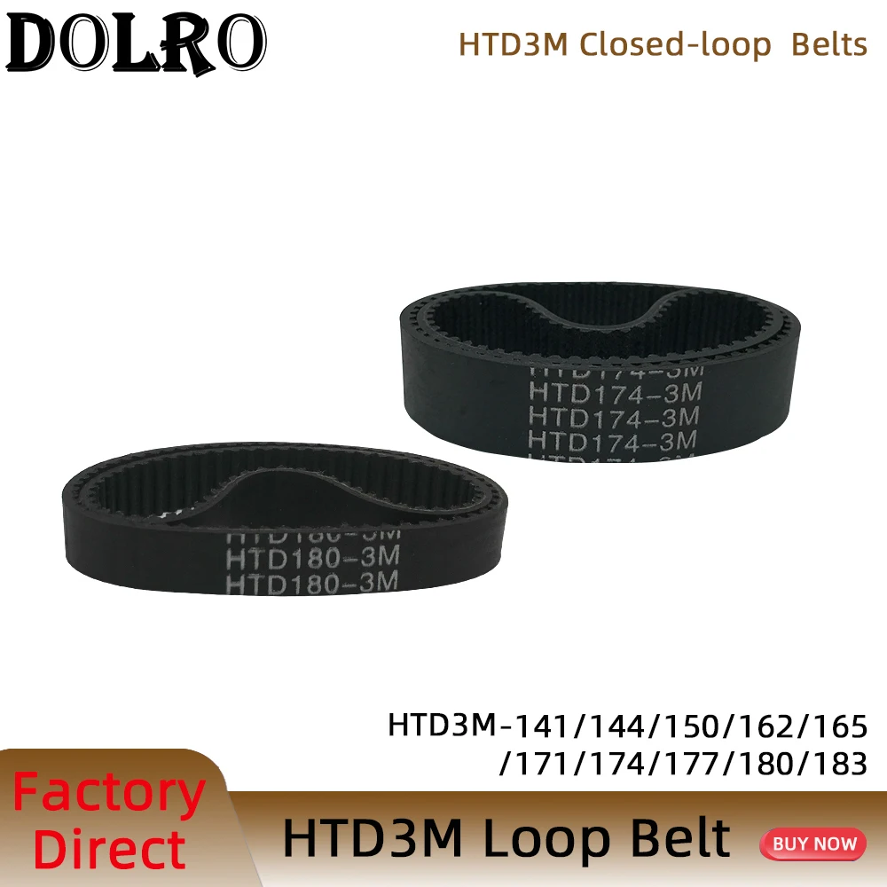 

Дуговой ремень ГРМ DOLRO HTD3M 6/9/10/15/20 мм