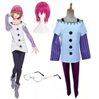 Костюм для косплея Семь смертных грехов, костюм Gowther козы за грудь, костюм из японского аниме Nanatsu No Taizai, парик для костюма