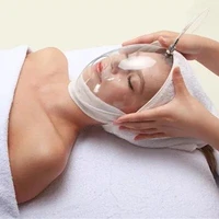 oxygen injector full face mask for face skin beauty spa transparent whole face cover for oxygen injector oxygen concentrator