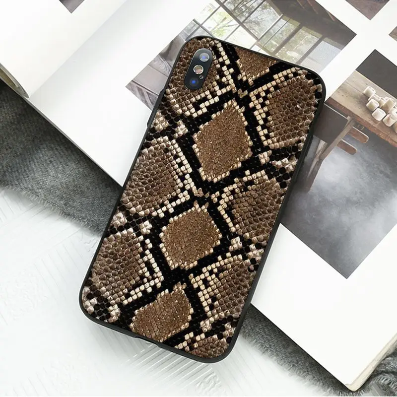 MaiYaCa, змеиная кожа, аксессуары для телефона, чехол для iPhone 11 Pro XS MAX XS XR 8 7 6 Plus 5 5S SE