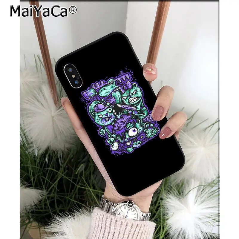 Мягкий чехол для телефона MaiYaCa Happy Tree Friends из ТПУ высокого качества iPhone X XS MAX 6 6S 7 7plus