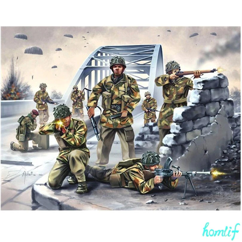 Алмазная вышивка &quotАлмазная мозаика&quot 5D &quotВоенные войны&quot сделай сам