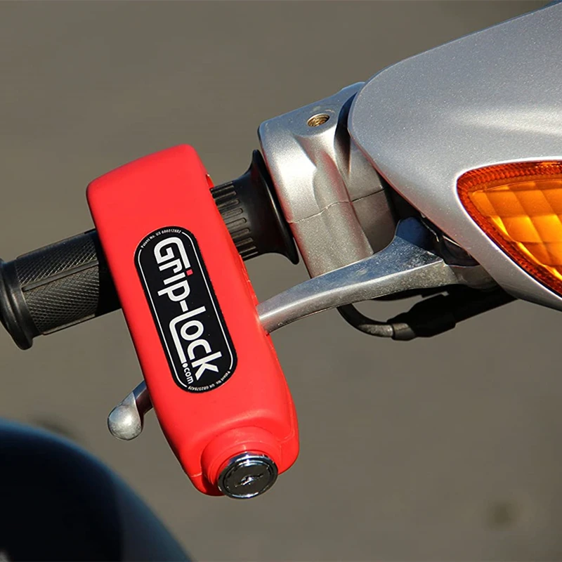 Универсальный замок для мотоцикла руля скутера блокировка безопасности тормоз
