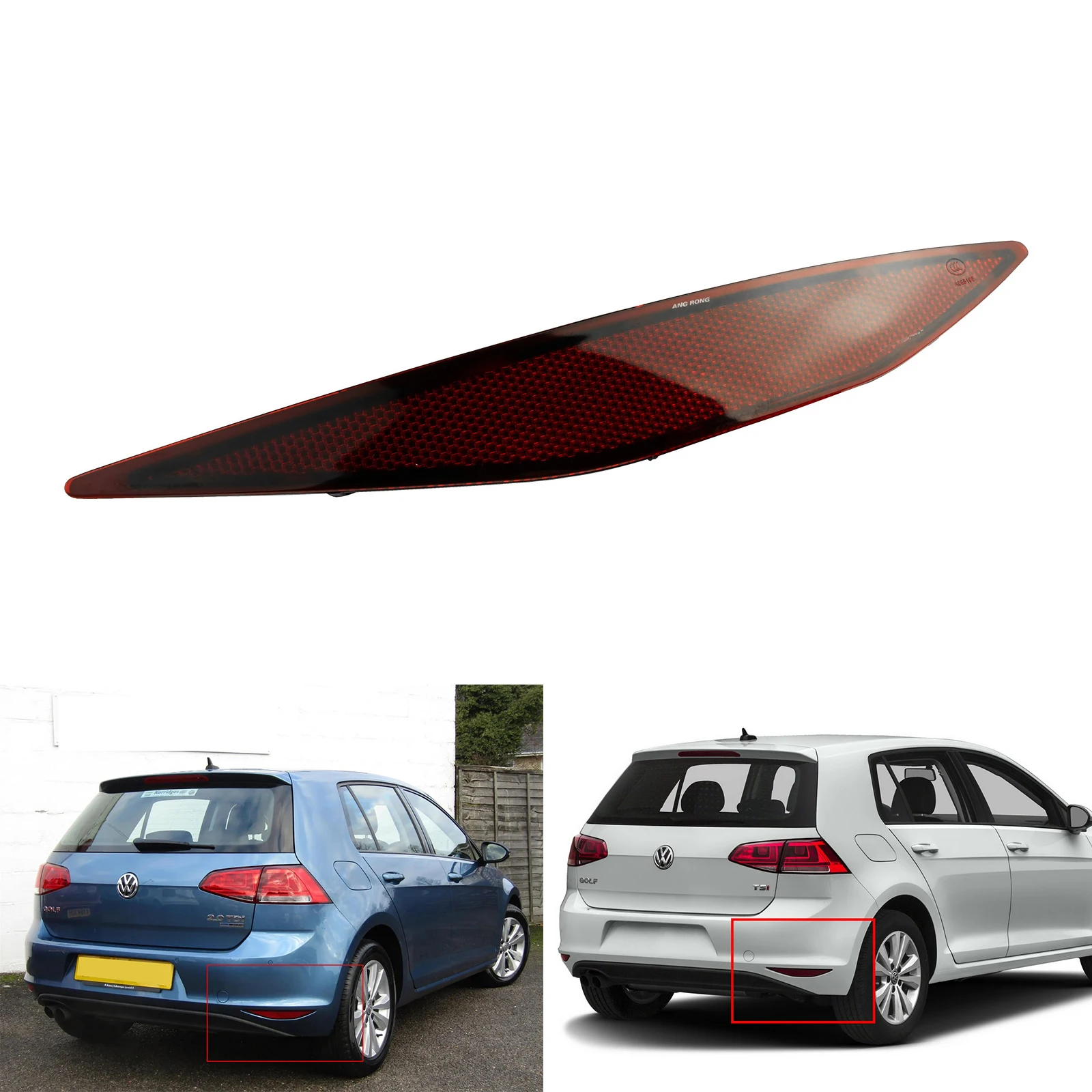 Правый отражатель заднего бампера для VW Golf MK7 2012-2016 5G0945106 |