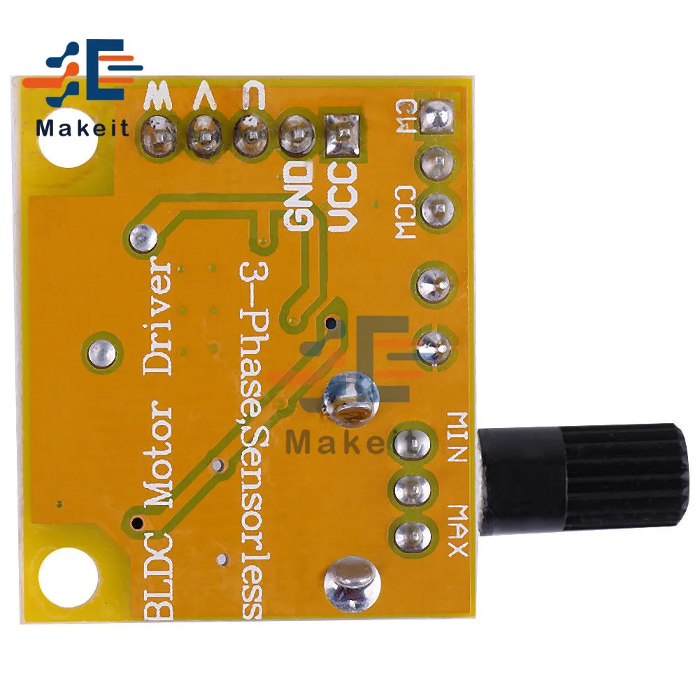 DC 5V 12V 15V BLDC 3 фазный бесщеточный мотор драйвер модуль контроллер скорости