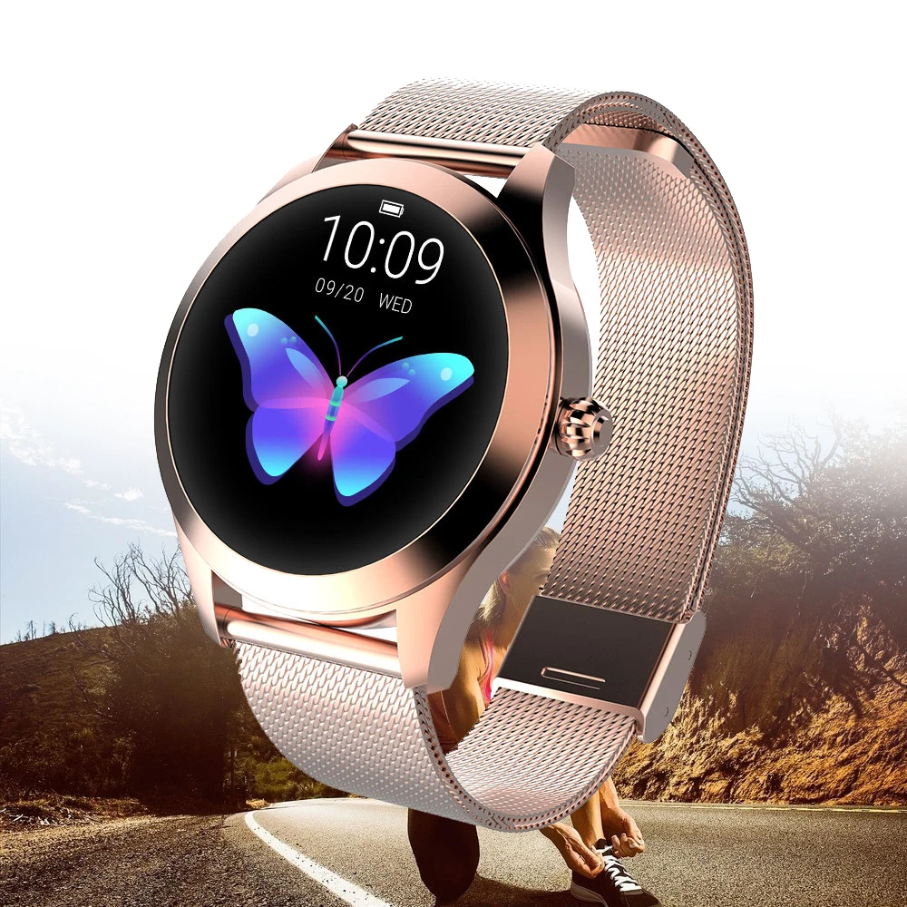 Sport Waterproof Smart Watch Women Lovely Bracelet Heart Rate Monitor Sleep Monitoring Smartwatch Connect IOS Android PK S3 band