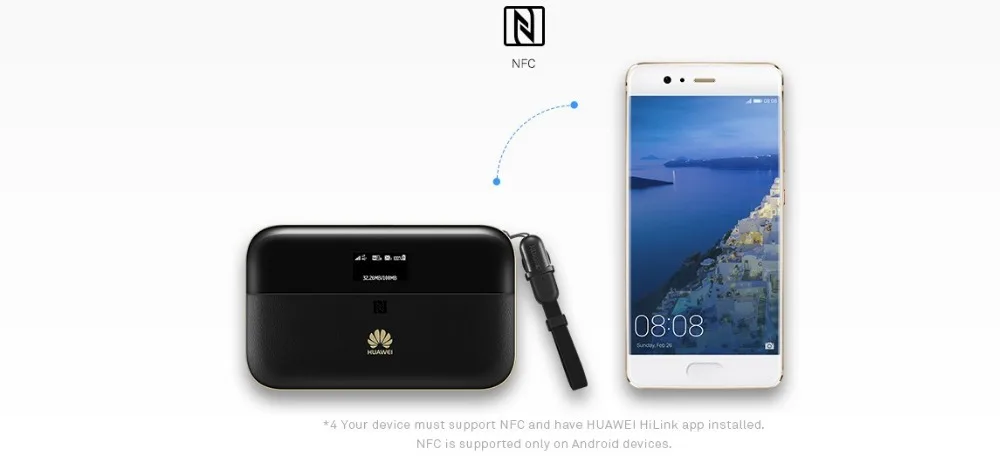 Мобильный WiFi роутер huawei E5885Ls-93a Pro2 порт RJ45 4G+ FDD: B1/B2/B3/B4/B5/B7/B8/B20/B19 TDD: b38/B40/B41(2555-2655 МГц) 6400 мАч