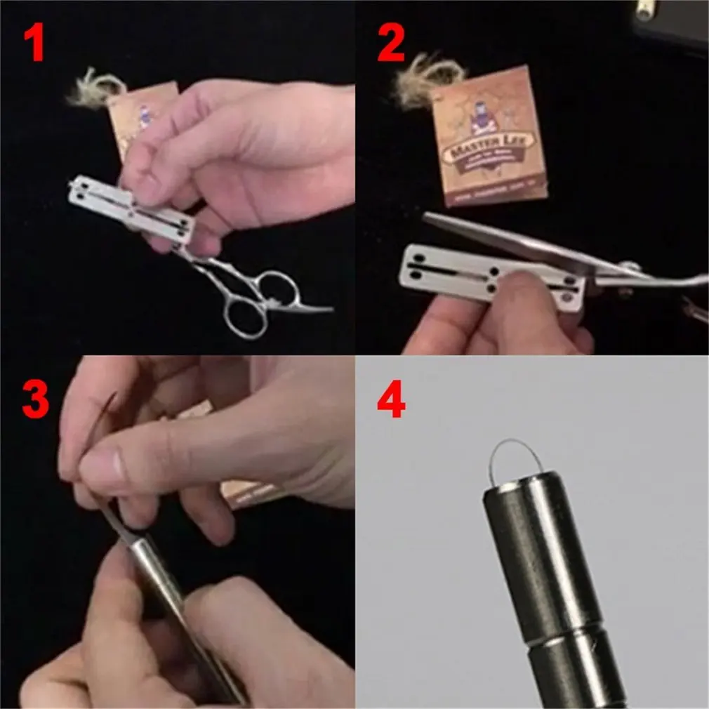 Профессиональный салон триммер для волос ножницы гравировка Ручка инструмент