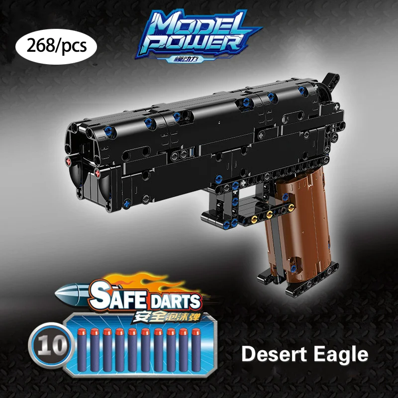 

Пистолет в сборе Desert Eagle, пистолет для сборки курицы, пистолет для мальчиков, Джедаев
