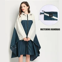 yuding new fashion lightweight waterproof adult reusable women mens raincoat poncho cape hooded packed in a bag 7 colors