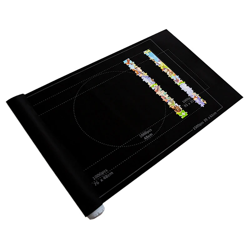 1 шт. головоломки Pad Jigsaw рулон войлочный коврик для игр Пазлы Одеяло до 1500