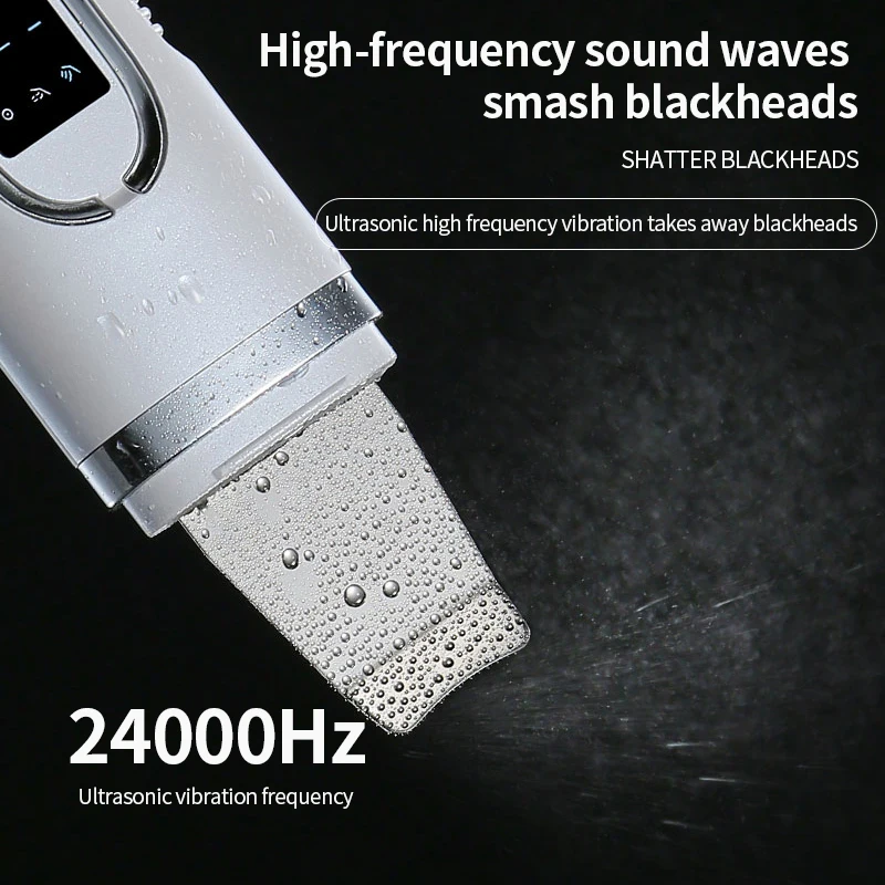 Goedkoop Ultrasone Huid Scrubber Facial Scrubber Spatel Peeling Cavitatie Peeling Schop Comedondrukker Gezicht Reiniging