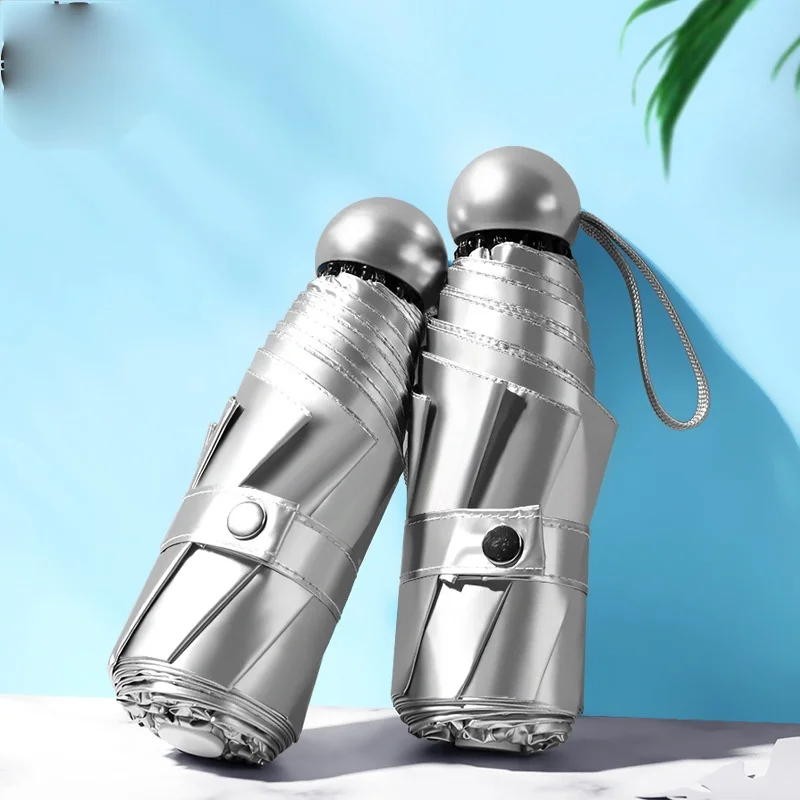 

8 Rib Pocket Mini Umbrella UV Protection Sun Umbrella Rain Windproof Light Folding Portable Umbrella for Women Men Umbrellas