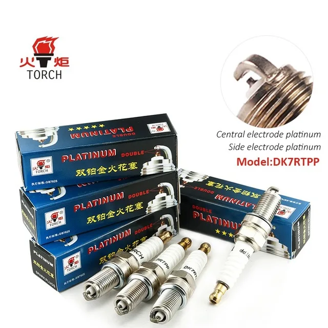 Китайские оригинальные свечи зажигания факела 4 шт./лот серия DK7 DK7RTPP для Lifan MYWAY 1 5