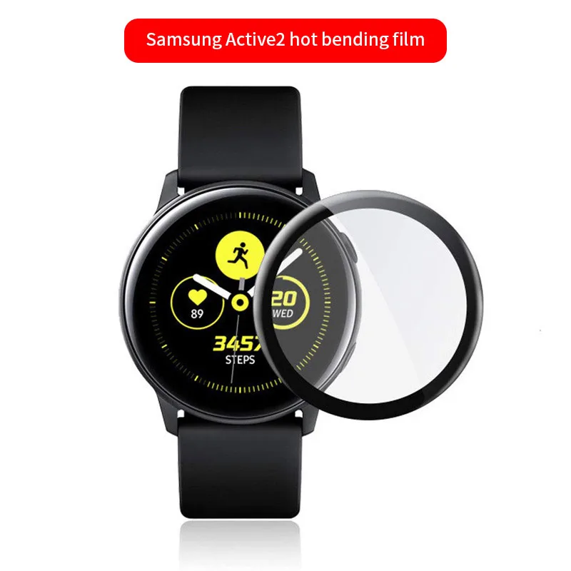 

44mm 40mm Smart Watch Film Sport 3D HD Full Screen Protector Film For Galaxy Watch Active 2 Glass For Samsung Smartwatch