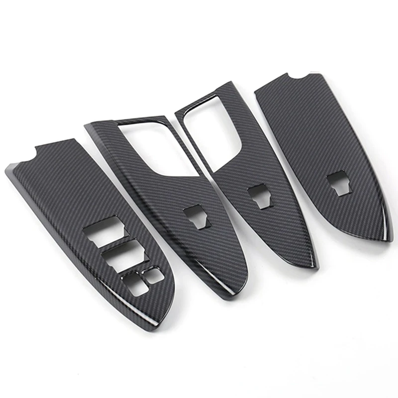 

4Pcs Automotive Glass Lift Switch Decorative Frame for Mitsubishi Eclipse Cross 2017-2019