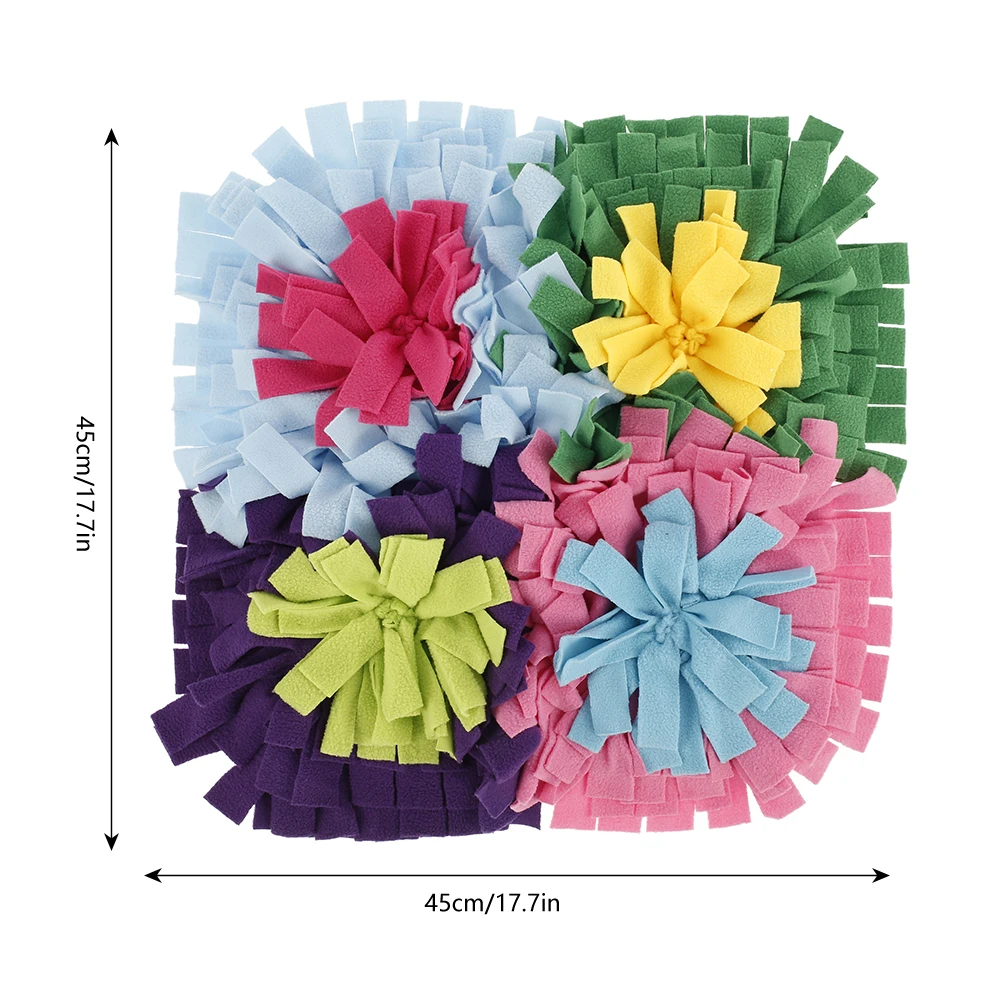 

Washable Cat Training Mat Pet Supplies Foraging Soft Intelligence Toys Health Nose Stress Dog Smell Puppy Blanket Sniffing Pad