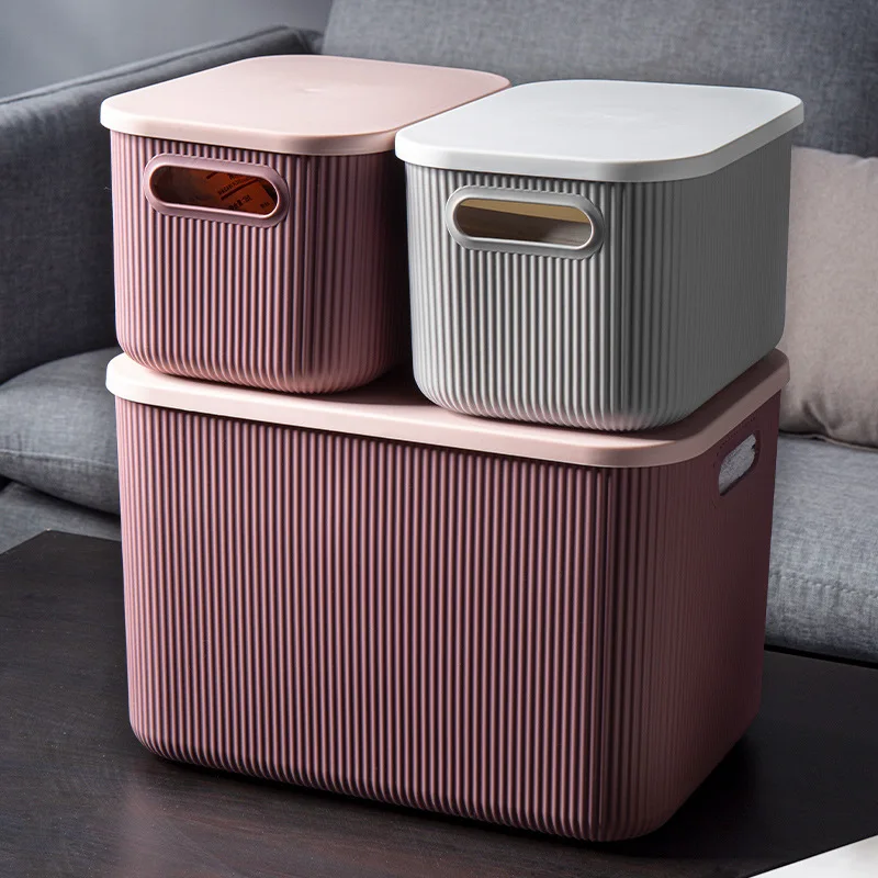 Большая пластиковая коробка для хранения одежды детский органайзер игрушек