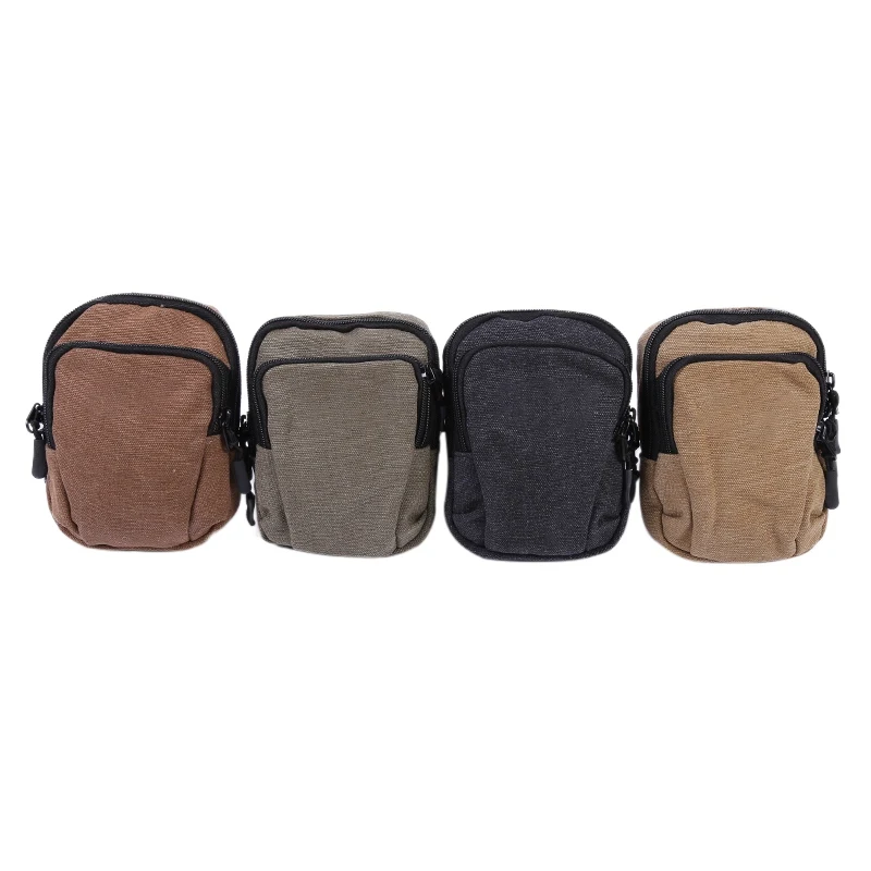 Легкая мужская холщовая тактическая сумка для повседневного использования