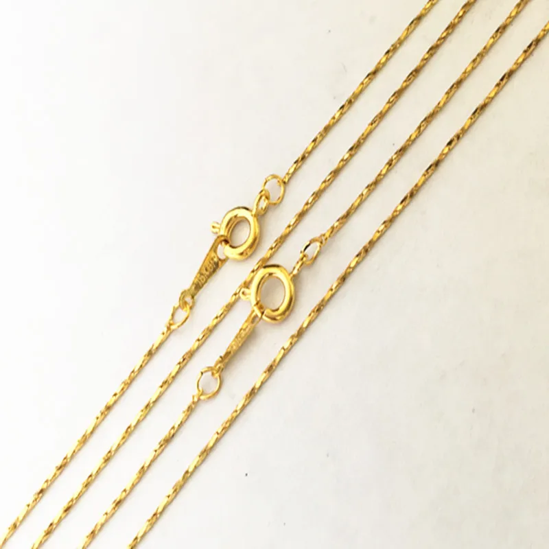 20pcs/lot 1mm gold color necklace chain with lobster clasp pendant accessories pocket watch 42cm | Украшения и аксессуары