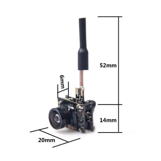 АКК A1 мини 5,8 ГГц 40CH 25 передатчик mw FPV raceband 600TVL FPV Micro AIO Камера с клевером Антенна для FPV Камера Системы