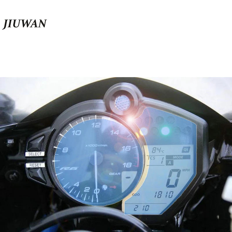 1 Set For YAMAHA YZF-R6 YZF600 R6 2017-2018 Motorcycle Speedometer Odometer Instruments Protective Film Explosion-proof Membrane |